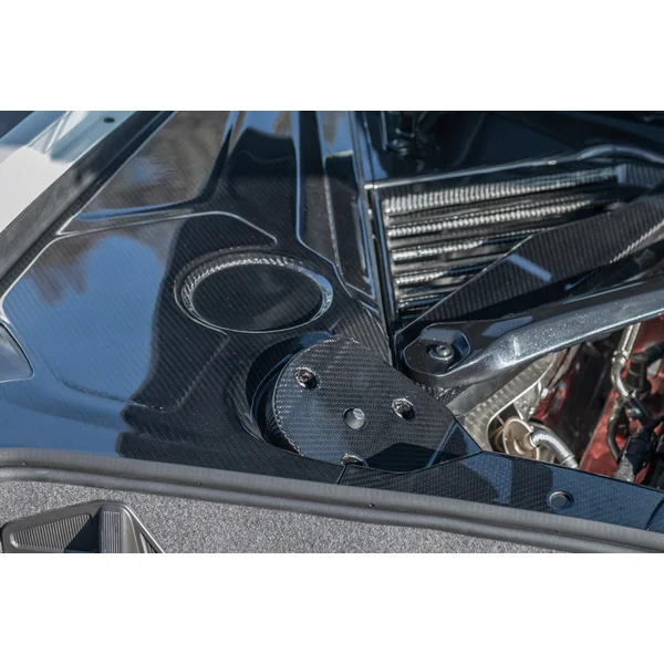 C8 Corvette Engine Bay Strut Covers, Carbon Fiber2020-2026 Corvette C8 w/ Mag-Ride - Image 5
