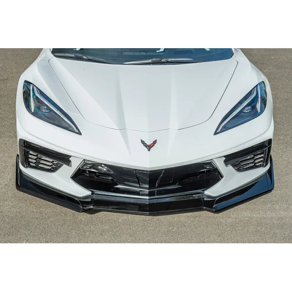 C8 Corvette Extended Front Lip Splitter, Gloss Black2020-2026 Corvette Stingray & Z51