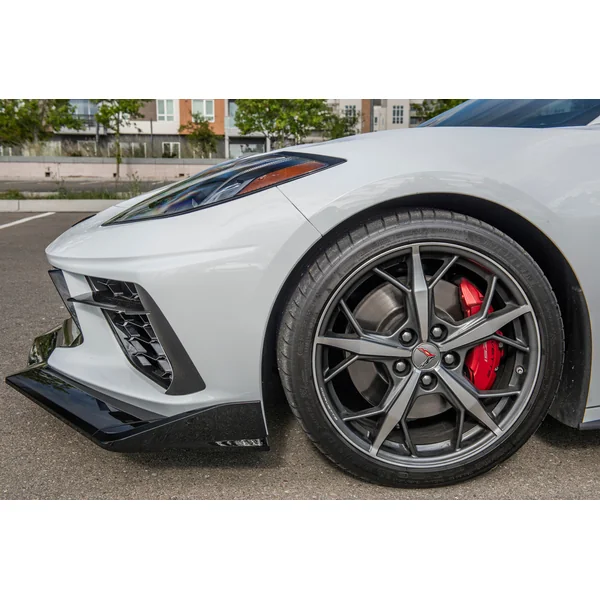 C8 Corvette Extended Front Lip Splitter, Gloss Black2020-2026 Corvette Stingray & Z51 - Image 6