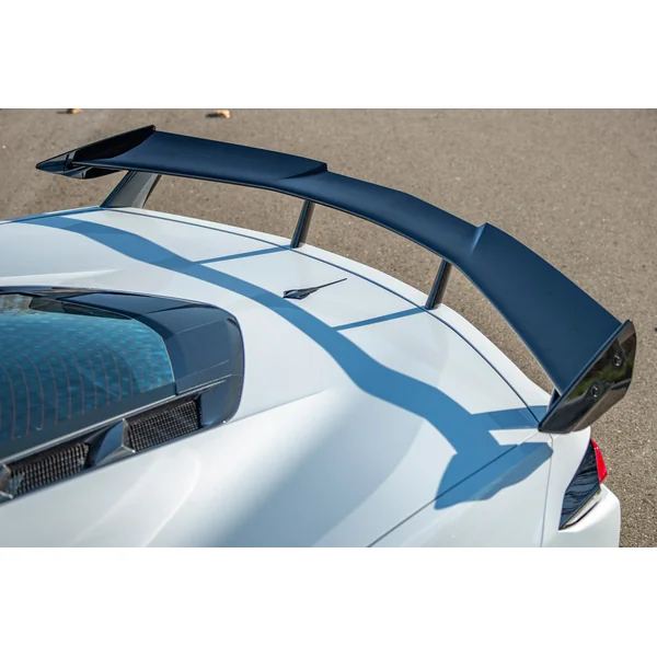 C8 Corvette Extended Rear Trunk High Wing Spoiler, Carbon Flash2020-2026 C8 Corvette - Image 4