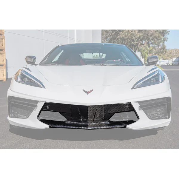 C8 Corvette Front Fascia Panel Grille Cover, Carbon Fiber2020-2026 Corvette Non-Z06