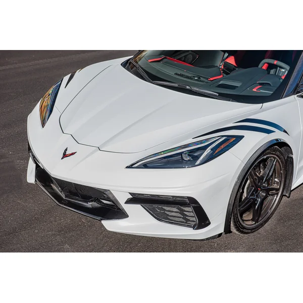 C8 Corvette Front Fascia Panel Grille Cover, Carbon Fiber2020-2026 Corvette Non-Z06 - Image 5