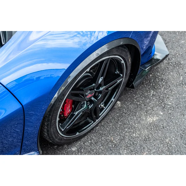 C8 Corvette Front Side Wheel Fender, Hydro-Dipped Carbon Fiber2020-2026 Corvette - Image 6