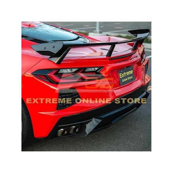 C8 Corvette High Wing Rear Spoiler, Painted Carbon Flash2020-2026 C8 Corvette Stingray & Z51 - Image 7