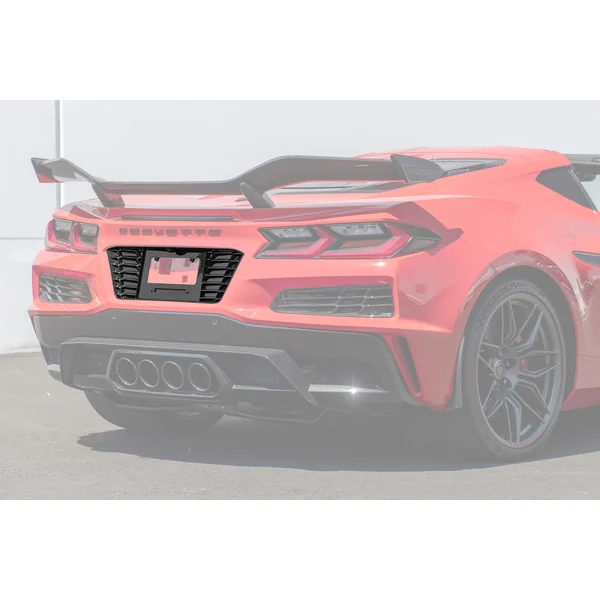 C8 Corvette License Plate Backing Cover, Carbon Flash2023-2026 C8 Corvette Z06 & E-Ray