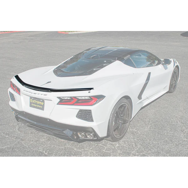 C8 Corvette Low Profile Rear Lid Wing Spoiler, Unpainted2020-2026 Corvette C8 Stingray & Z51