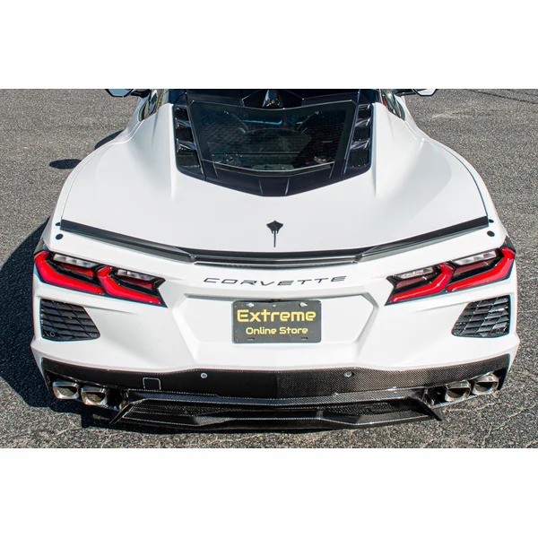 C8 Corvette Low Profile Rear Lid Wing Spoiler, Unpainted2020-2026 Corvette C8 Stingray & Z51 - Image 3