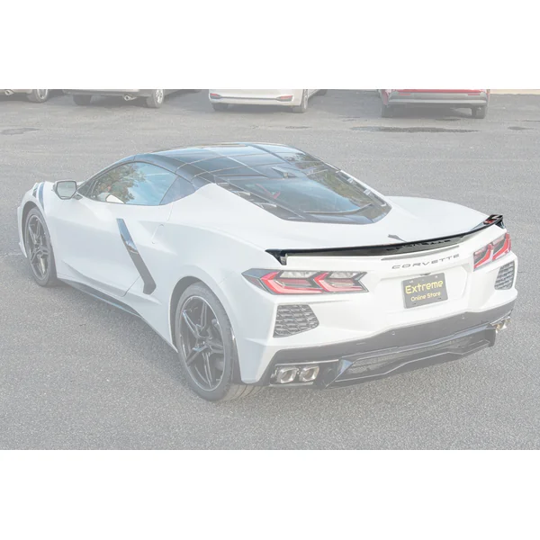 C8 Corvette Low Profile Rear Trunk Lid Wing Spoiler, Gloss Black2020-2026 Corvette C8 Stingray & Z51