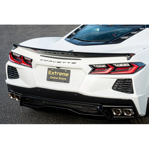 C8 Corvette Low Profile Rear Trunk Lid Wing Spoiler, Gloss Black2020-2026 Corvette C8 Stingray & Z51 - Image 4