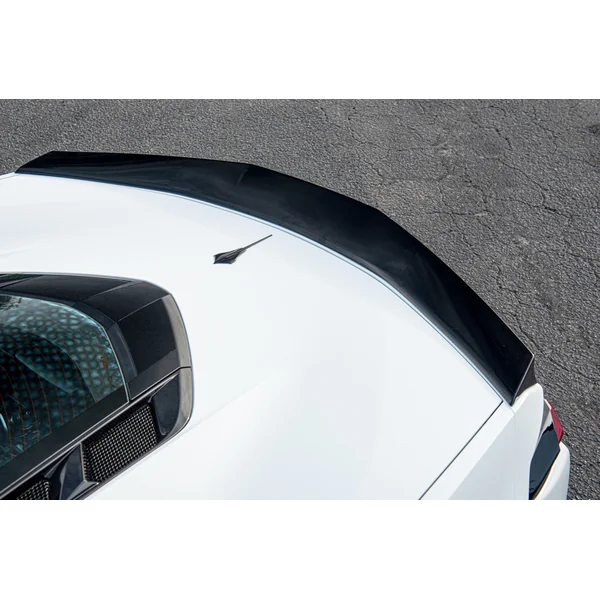 C8 Corvette Low Profile Rear Trunk Lid Wing Spoiler, Gloss Black2020-2026 Corvette C8 Stingray & Z51 - Image 5