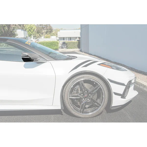 C8 Corvette Lower Mirror Covers, Carbon Fiber2020-2026 Corvette