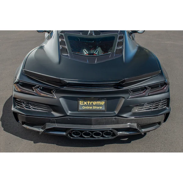 C8 Corvette Rear Bumper Diffuser, Carbon Fiber2023-2026 Corvette Z06 - Image 3