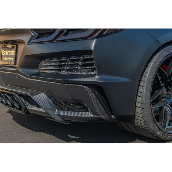 C8 Corvette Rear Bumper Diffuser, Carbon Fiber2023-2026 Corvette Z06 - Image 5