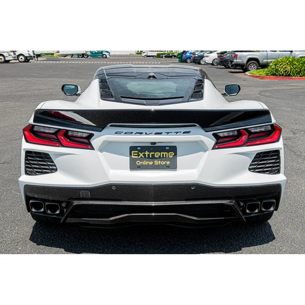 C8 Corvette Rear Ducktail Wing Spoiler, Carbon Flash2020-2026 C8 Stingray & Z51 - Image 3
