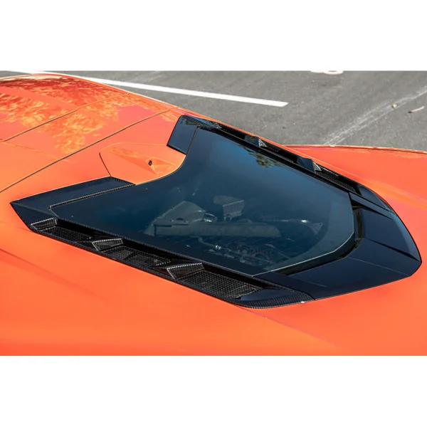 C8 Corvette Rear Hatch Vent, Carbon Fiber2020-2026 Corvette C8 Coupe - Image 2
