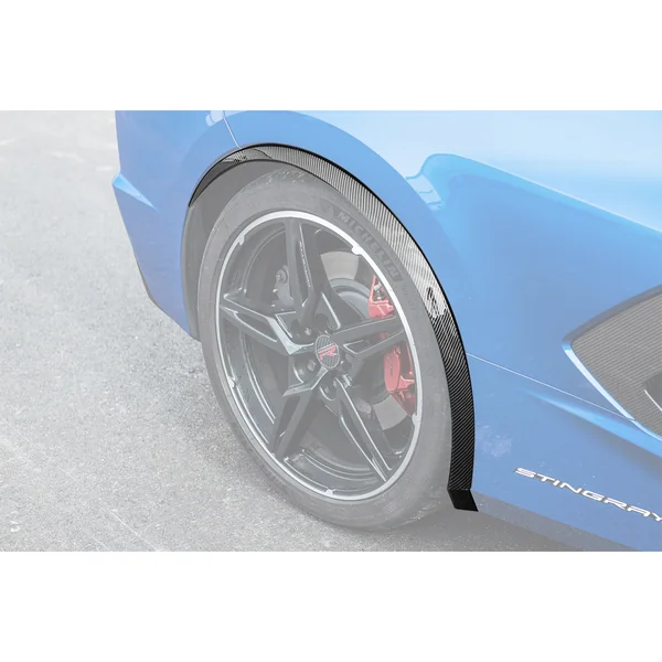 C8 Corvette Rear Side Wheel Fender, Hydro-Dipped Carbon Fiber2020-2026 Corvette