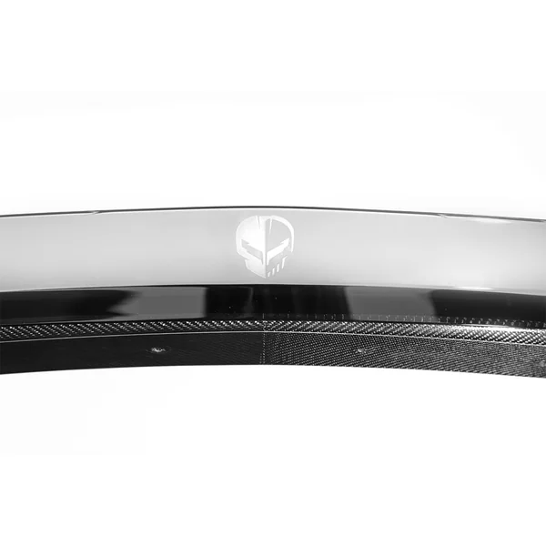 C8 Corvette Rear Spoiler w/ Extended Light Tinted Wicker Bill, Carbon Fiber2023-2026 Corvette Z06 & E-Ray - Image 4