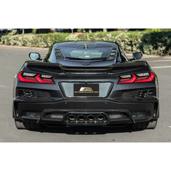C8 Corvette Rear Spoiler w/ Extended Wicker Bill, Carbon Fiber2023-2026 Corvette Z06 & E-Ray - Image 5