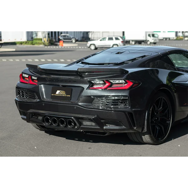 C8 Corvette Rear Spoiler w/ Extended Wicker Bill, Carbon Fiber2023-2026 Corvette Z06 & E-Ray - Image 6