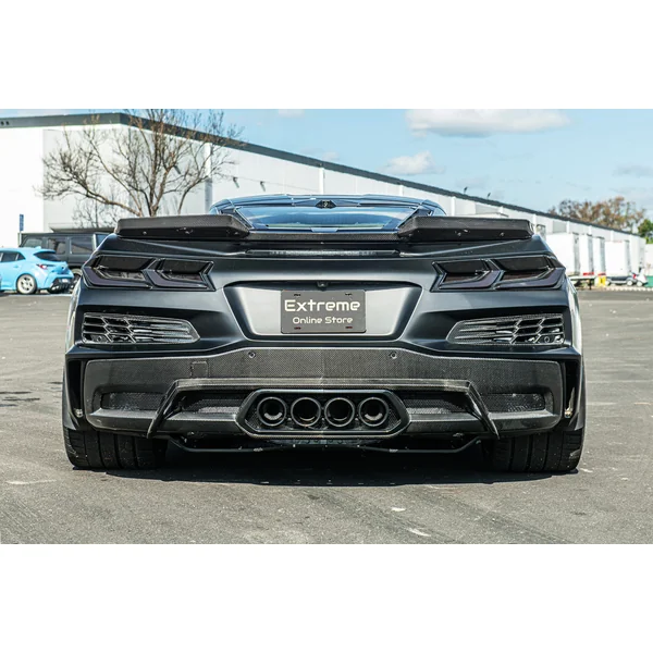 C8 Corvette Rear Spoiler w/ Wicker Bill, Carbon Fiber2023-2026 Corvette Z06 & E-Ray - Image 4