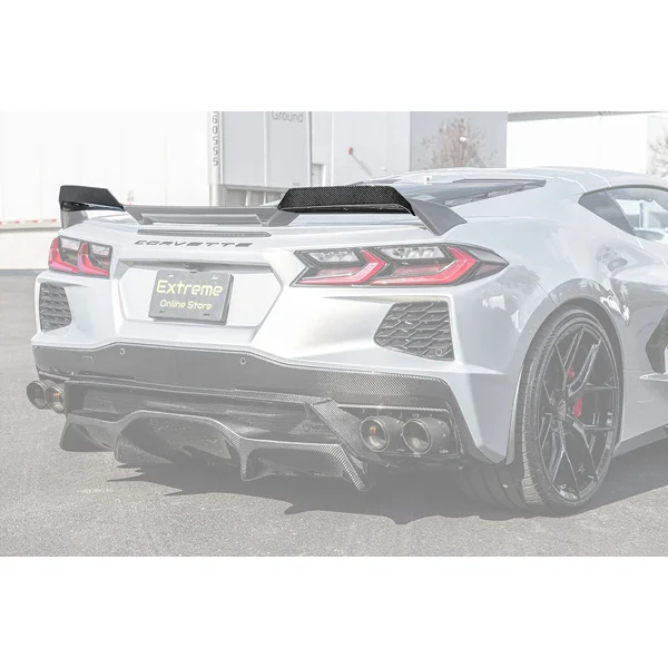 C8 Corvette Rear Spoiler Wicker Bill Extension, Carbon Fiber2020-2026 Corvette C8 Stingray & Z51