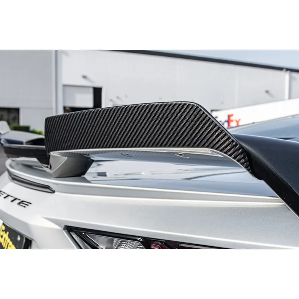 C8 Corvette Rear Spoiler Wicker Bill Extension, Carbon Fiber2020-2026 Corvette C8 Stingray & Z51 - Image 5