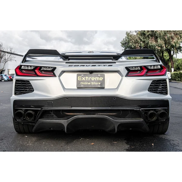 C8 Corvette Rear Spoiler Wicker Bill Extension, Carbon Fiber2020-2026 Corvette C8 Stingray & Z51 - Image 6