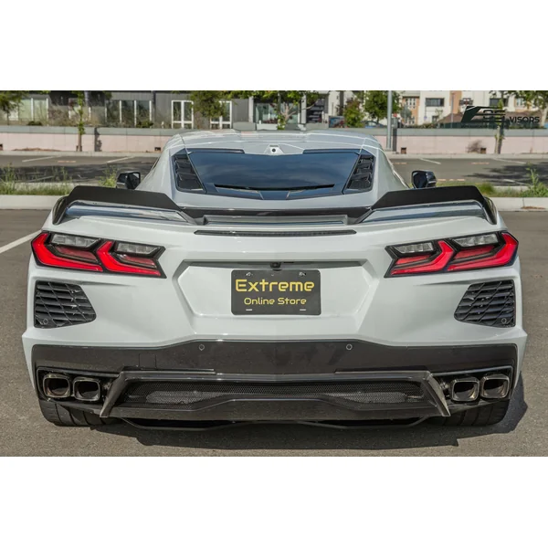 C8 Corvette Rear Spoiler Wicker Bill Extension, Carbon Flash2020-2026 Corvette C8 Stingray & Z51 - Image 4