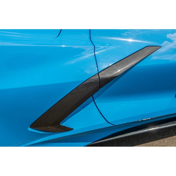 C8 Corvette Side Fender Vent Door Garnish, Carbon Fiber2020-2026 C8 Stingray & Z51 - Image 4