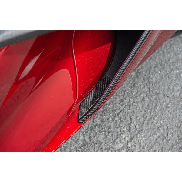 C8 Corvette Side Fender Vent Door Garnish, Carbon Fiber2023-2026 Corvette Z06 - Image 4