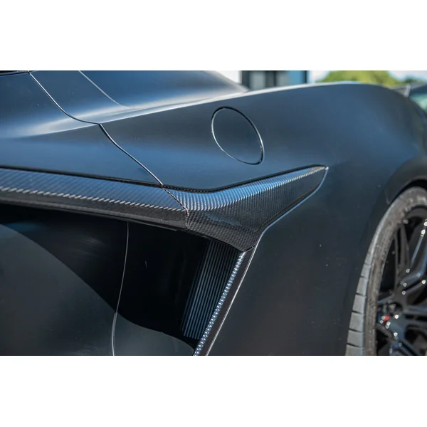 C8 Corvette Side Fender Vent Door Garnish Replacement, Carbon Fiber2023-2026 C8 Z06 & E-Ray - Image 4