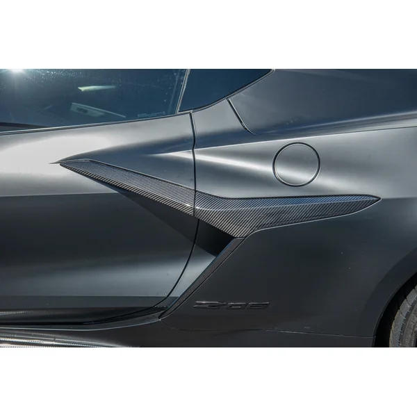C8 Corvette Side Fender Vent Door Garnish Replacement, Carbon Fiber2023-2026 C8 Z06 & E-Ray - Image 5