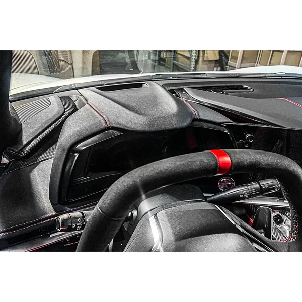 C8 Corvette Upper Dashboard Trim Cover Kit, Carbon Fiber2020-2025 Corvette C8 - Image 2