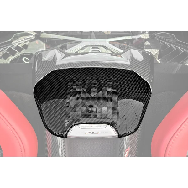 C8 Corvette Upper Waterfall Speaker Trim Cover w/ Logo, Carbon Fiber2020-2025 C8 Corvette