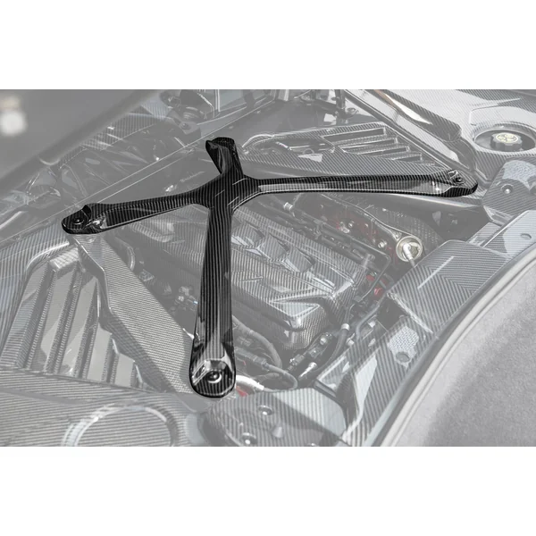 C8 Corvette X-Brace, No Logo, Carbon Fiber2020-2026 C8 Corvette Coupe