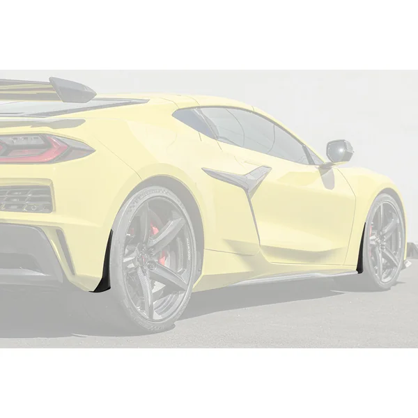 C8 Corvette XL Extended Front & Rear Splash Guards, Unpainted2023-2026 C8 Corvette Z06 & E-Ray