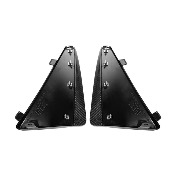 C8 Corvette XL Extended Front Splash Guards, Carbon Fiber2020-2026 C8 Corvette Stingray & Z51 - Image 2