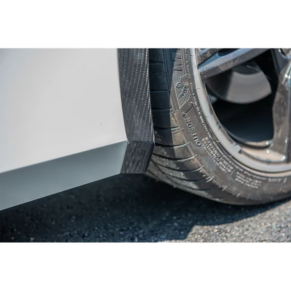 C8 Corvette XL Extended Rear Splash Guards, Carbon Fiber2020-2026 C8 Corvette Stingray & Z51 - Image 3