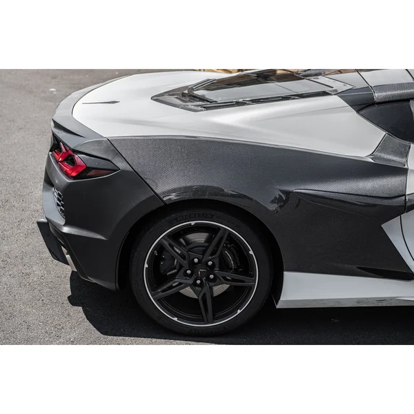 C8 Corvette Z06 Conversion Rear Bumper Kit, Unpainted2020-2026 Corvette Stringray & Z51 - Image 5
