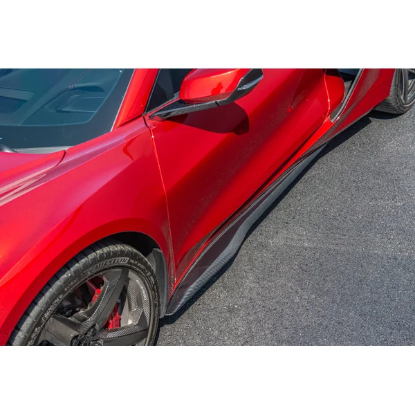 C8 Corvette Z06 Side Skirts, Carbon Fiber2023-2026 Corvette Z06 - Image 3