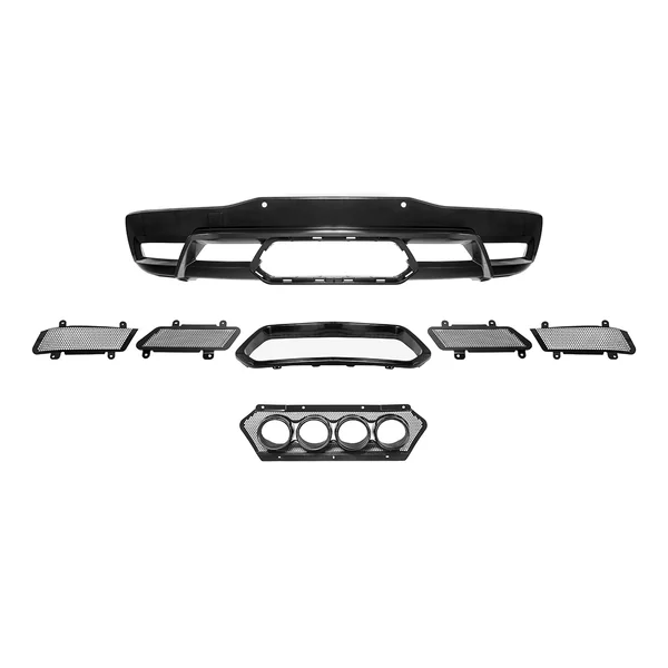 C8 Corvette Z06 Style Rear Center Quad Exit Diffuser, Unpainted2020-2026 C8 Corvette - Image 3