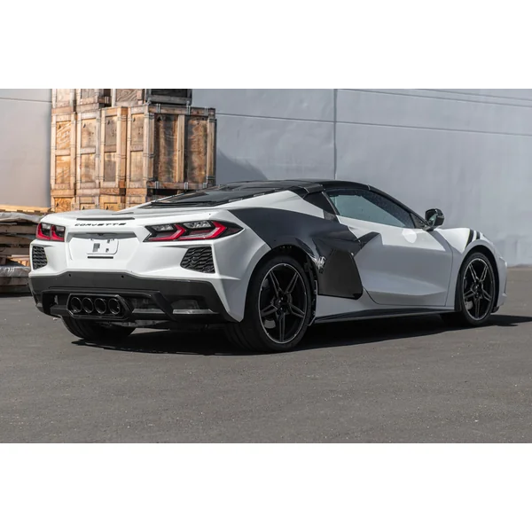 C8 Corvette Z06 Style Rear Center Quad Exit Diffuser, Unpainted2020-2026 C8 Corvette - Image 4