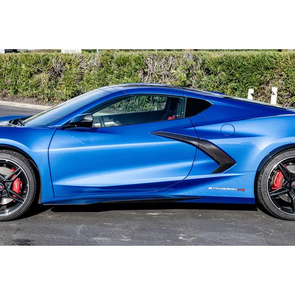 C8 Corvette Z06 Style Side Skirts, Carbon Flash2020-2026 Corvette C8 Stingray & Z51 - Image 3