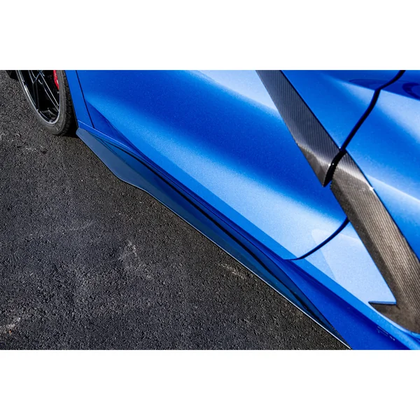 C8 Corvette Z06 Style Side Skirts, Carbon Flash2020-2026 Corvette C8 Stingray & Z51 - Image 4