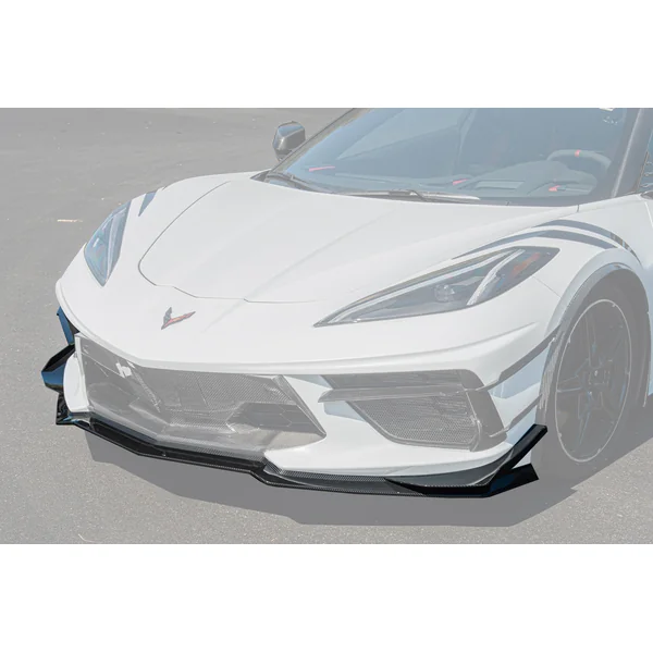 C8 Corvette Z06/Z07 Performance Front Lip & Canards, Carbon Flash2020-2026 Corvette Stingray & Z51