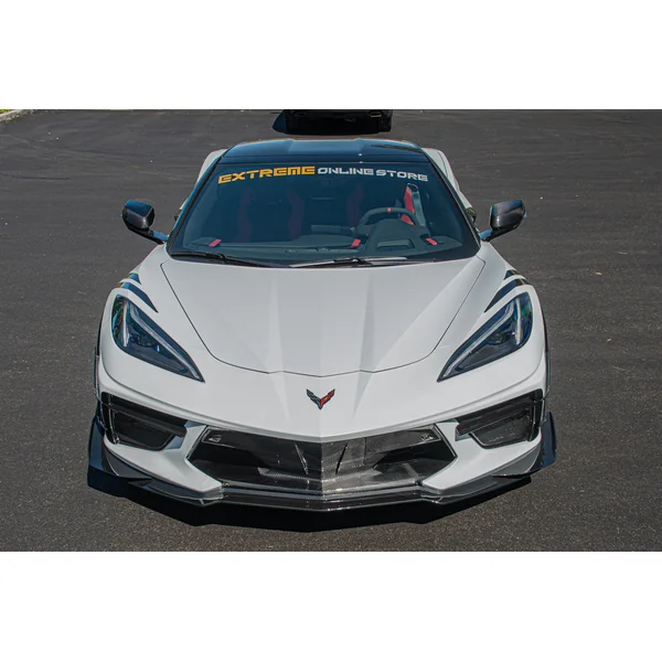 C8 Corvette Z06/Z07 Performance Front Lip & Canards, Carbon Flash2020-2026 Corvette Stingray & Z51 - Image 5