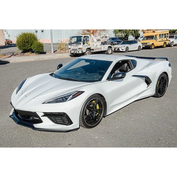 C8 Corvette Z51-Style 3-Piece Front Splitter, Carbon Flash2020-2026 C8 Corvette - Image 7