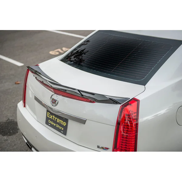 Cadillac CTS-V Boomerang Style Rear Spoiler w/Wickerbill, Gloss Black2009-2015 Cadillac CTS-V - Image 5