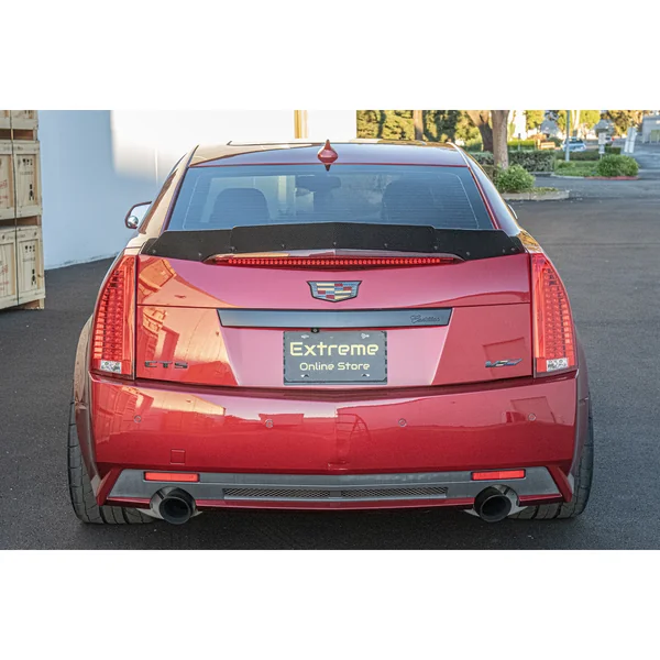 Cadillac CTS-V Rear Trunk Spoiler w/ Wickerbill, Carbon Fiber2009-2015 Cadillac CTS-V Sedan - Image 4
