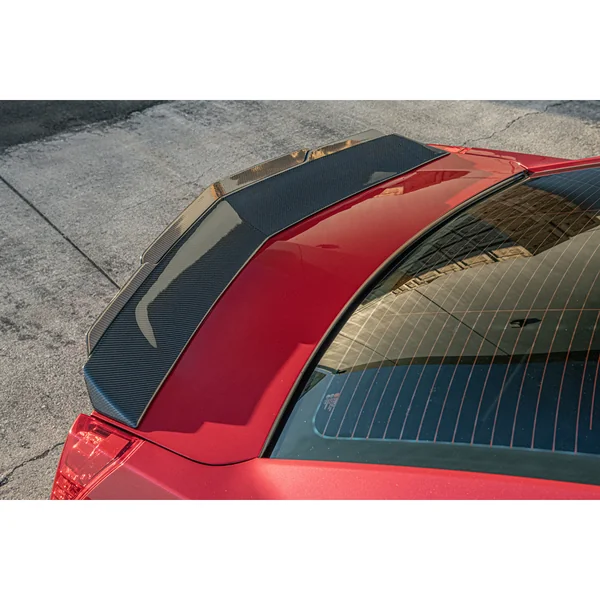Cadillac CTS-V Rear Trunk Spoiler w/ Wickerbill, Carbon Fiber2009-2015 Cadillac CTS-V Sedan - Image 6